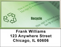 Go Green Address Labels | LBZFUN-49