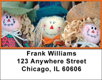 Scarecrows Address Labels | LBZFUN-55