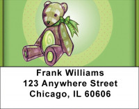 Designer Teddy Bears Address Labels | LBZFUN-57