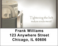 Tighten The Belt Address Labels | LBZFUN-59