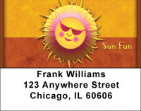 Sun Daze Address Labels | LBZFUN-65