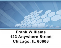 Digital Hexagons Address Labels | LBZGEO-42