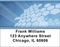 Digital Hexagons Address Labels | LBZGEO-42