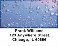 Raining In Technicolor Address Labels | LBZGEO-66