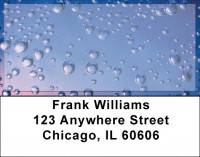 Raining In Technicolor Address Labels | LBZGEO-66