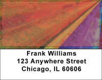 Psychedelic Rust Address Labels | LBZGEO-67
