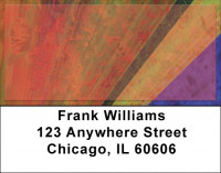 Psychedelic Rust Address Labels | LBZGEO-67
