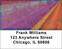 Psychedelic Rust Address Labels | LBZGEO-67