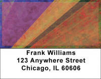 Psychedelic Rust Address Labels | LBZGEO-67