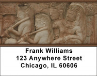 Carvings From Around The World Address Labels | LBZGEO-69