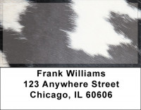 Cow Prints in Black and White Address Labels | LBZGEO-70