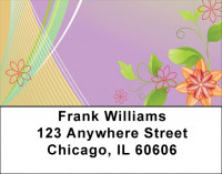 Ivy Lines Address Label | LBZGEO-84