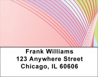 Soft Peach Address Labels | LBZGEO-86
