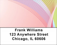 Soft Peach Address Labels | LBZGEO-86