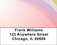 Soft Peach Address Labels | LBZGEO-86