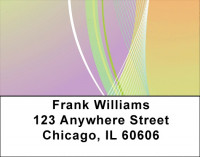Pastel Techno Address Labels | LBZGEO-95