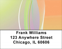 Pastel Techno Address Labels | LBZGEO-95