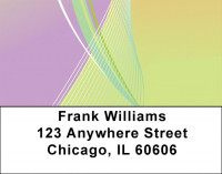 Pastel Techno Address Labels | LBZGEO-95