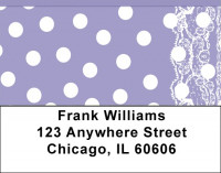 Brown Table Cloth Address Labels | LBZGEP-04