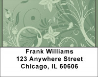 Filigree Flowers Address Labels | LBZGEP-05