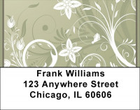 Filigree Flowers Address Labels | LBZGEP-05