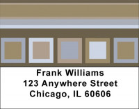 Mocha Geometrics Address Labels | LBZGEP-10