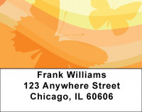Rainbow Of Butterflies Address Labels | LBZGEP-14