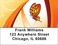 Butterfly Spotlight Address Labels | LBZGEP-18