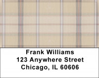Soft Plaids Address Labels | LBZGEP-32