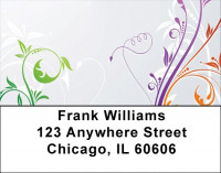 Filigree In All Seasons Address Labels | LBZGEP-38