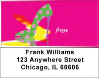 Hot Pink And Saucy Address Labels | LBZGIR-10
