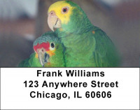 Love Birds In The Tropics Address Labels | LBZLOV-04