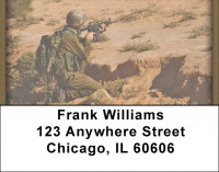 Desert Fighters Address Labels | LBZMIL-01
