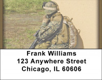 Desert Fighters Address Labels | LBZMIL-01