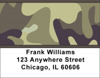 Camouflage Browns and Golds Address Labels | LBZMIL-08