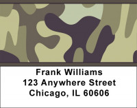 Camouflage Browns and Golds Address Labels | LBZMIL-08