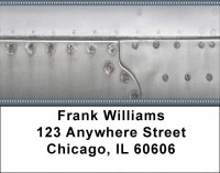 Warbirds Vingtage Metals Address Labels | LBZMIL-11