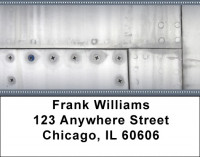 Warbirds Vingtage Metals Address Labels | LBZMIL-11
