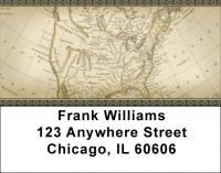 Historical North America Address Labels | LBZMIL-15