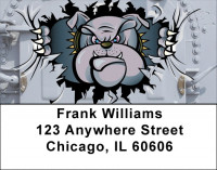 Bulldog Rippin N Roarin 1 Address Labels | LBZMIL-31