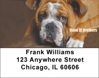 Bulldogs With Marine Attitude No 2 Address Labels | LBZMIL-33