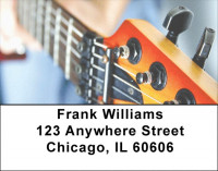 For Guitar Lovers Address Labels | LBZMUS-08