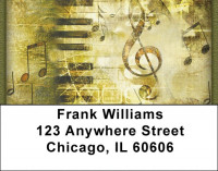 Timeless Music Address Labels | LBZMUS-11