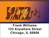 Jazz Address Labels | LBZMUS-13