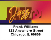 Jazz Address Labels | LBZMUS-13
