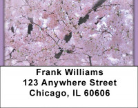 Cherry  Blossoms Address Labels | LBZNAT-19