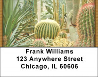 Cactus Flowers Address Labels | LBZNAT-21