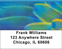 Feather Blues Address Labels | LBZNAT-25