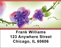 Morning Glory Address Labels | LBZNAT-31