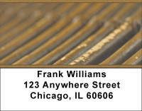 Bamboo Textures Address Labels | LBZNAT-35